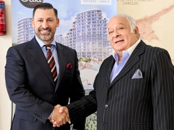 Leadership handshake symbolizing partnership