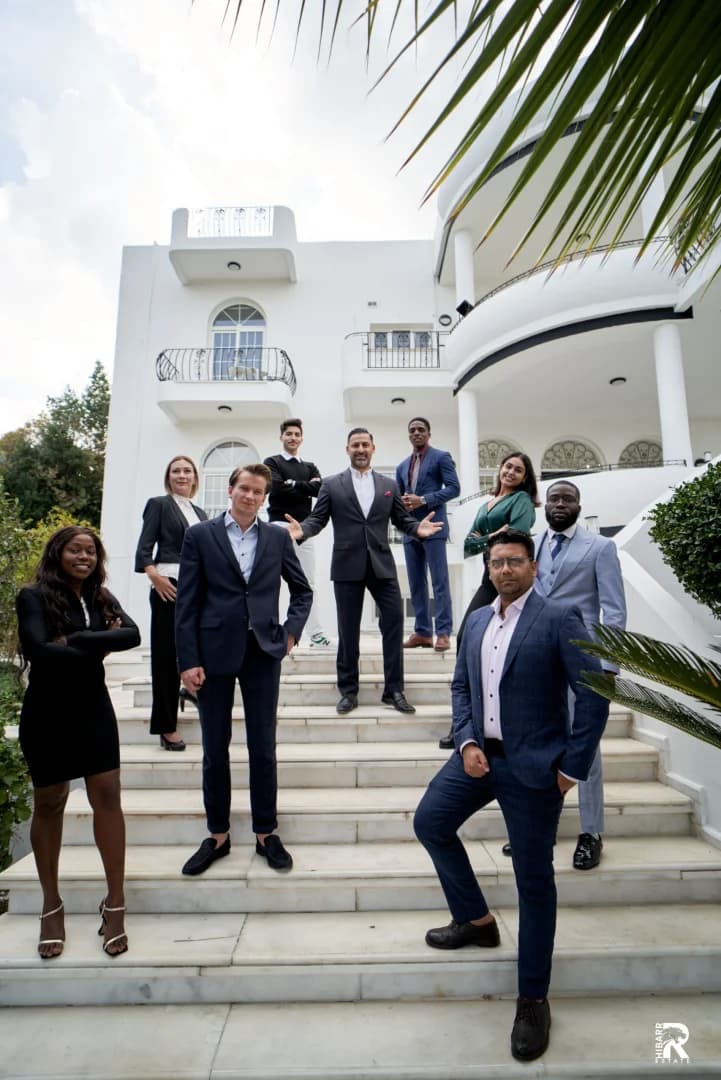 Hibarr team group photo taken outdoors